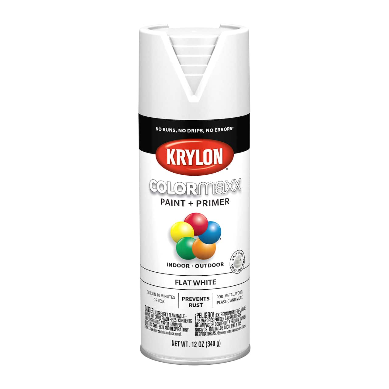 Krylon&#xAE; COLORmaxx&#x2122; Paint &#x26; Primer, Flat White